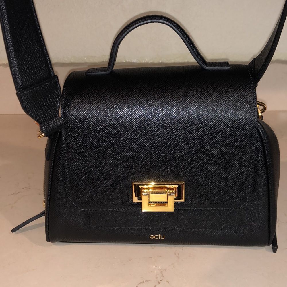 ECTU Mini PALERMO Italian Leather CrossBody - Picture 5 of 17